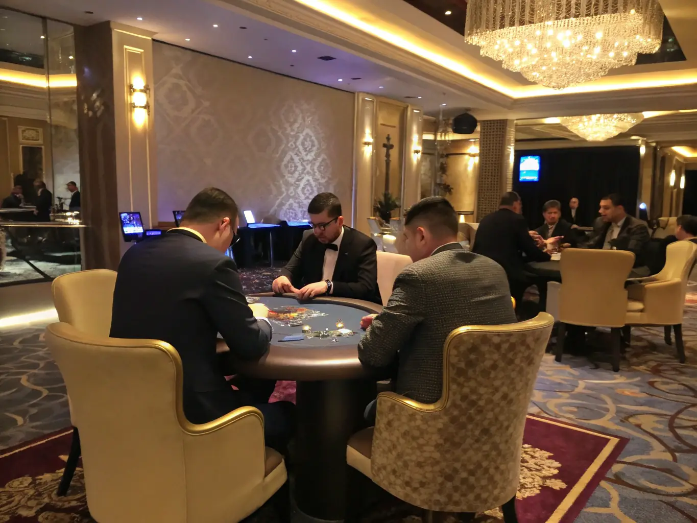 An image depicting a VIP lounge with luxurious seating and exclusive gaming tables, symbolizing the premium rewards offered to loyal players at Slot De PG.